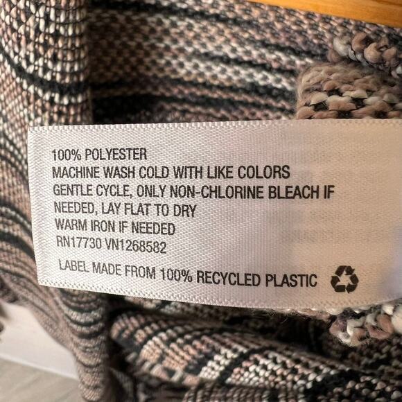 Knox Rose Cardigan Womens Size Medium Earth Tones Zipper on Sleeves Detail - Picture 13 of 16